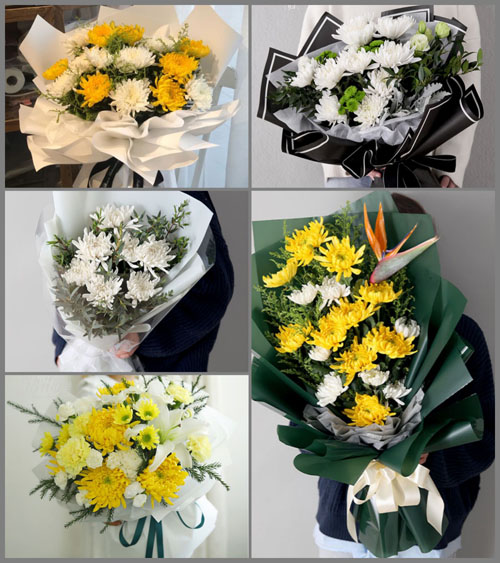 广东江门市鹤山市宅梧镇白事花束代送